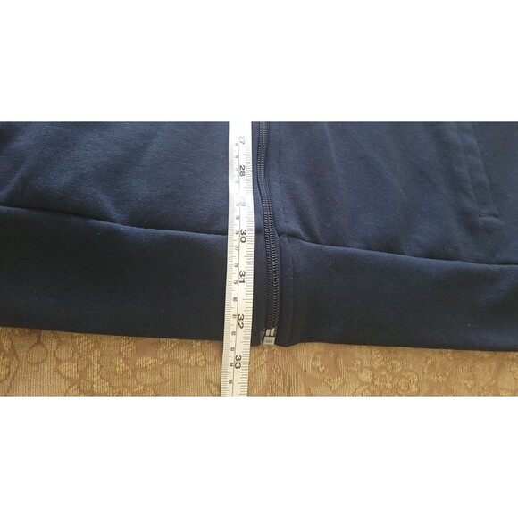 Calvin Klein Men's Navy Blue Track Jacket - Size XXL - Full Zip Athletic Wear - Picture 6 of 7